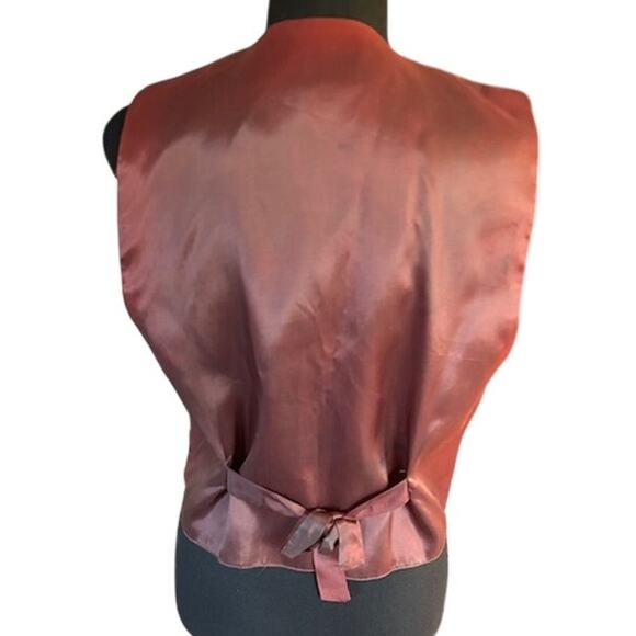 Paul Harris Design Holiday 90s Pets Tapestry Vest  Size Approx. Small - Picture 5 of 6